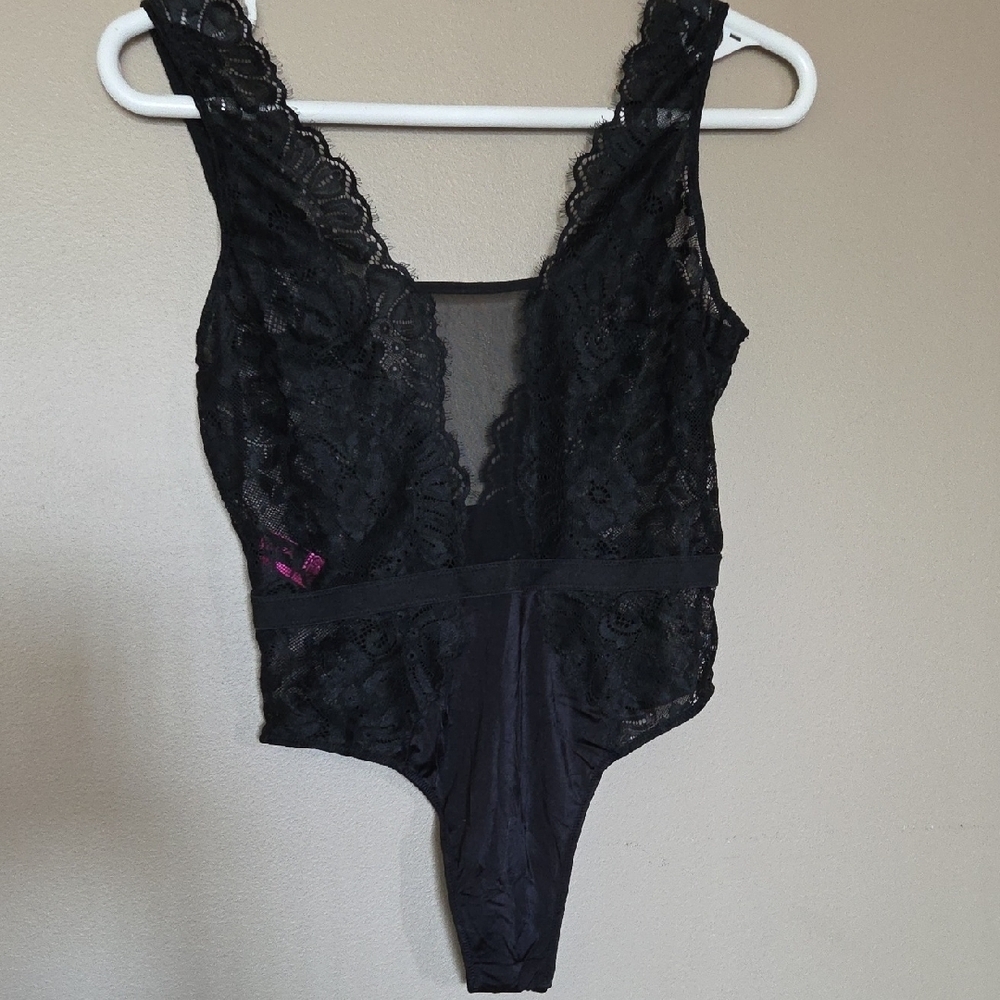 💥Buy2Get1Free💥LaSenza Chic Black Lace Lingerie Bodysuit - Picture 2 of 3